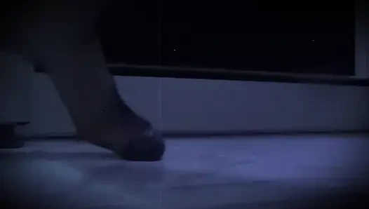 Mesmerizing shiny nylon socks