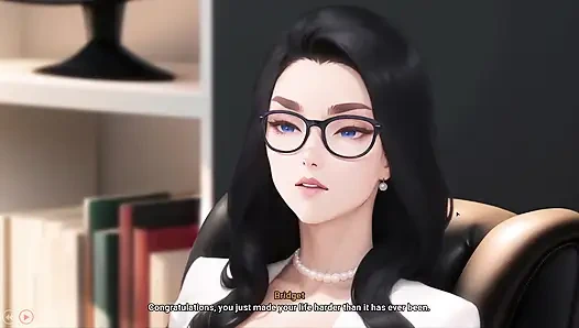 Animation MILF Gives the Newcomer Guy a Gentle, Passionate Hotel Welcome