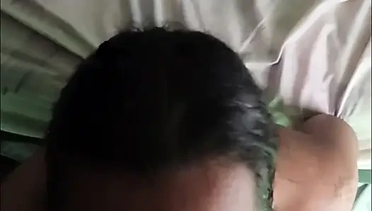 Look how I look when I'm riding after eating all my cock