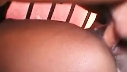 Black Beauties FFM Threesome Hard Fuck - Lesbian Action Creampie Orgy