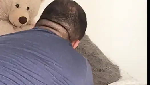 I massage my girlfriend and then she asks me to fuck her with dildo