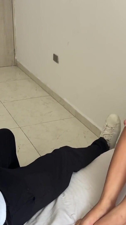 My cuckold husband let his friend fuck me to lend us money | Clip 1