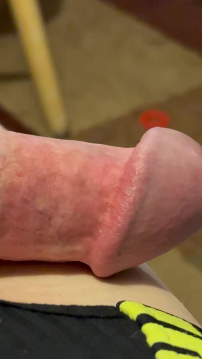 Hard as a rock, stiff as a feather... Flexing my cock while its rock hard, ENJOY cock whores:)