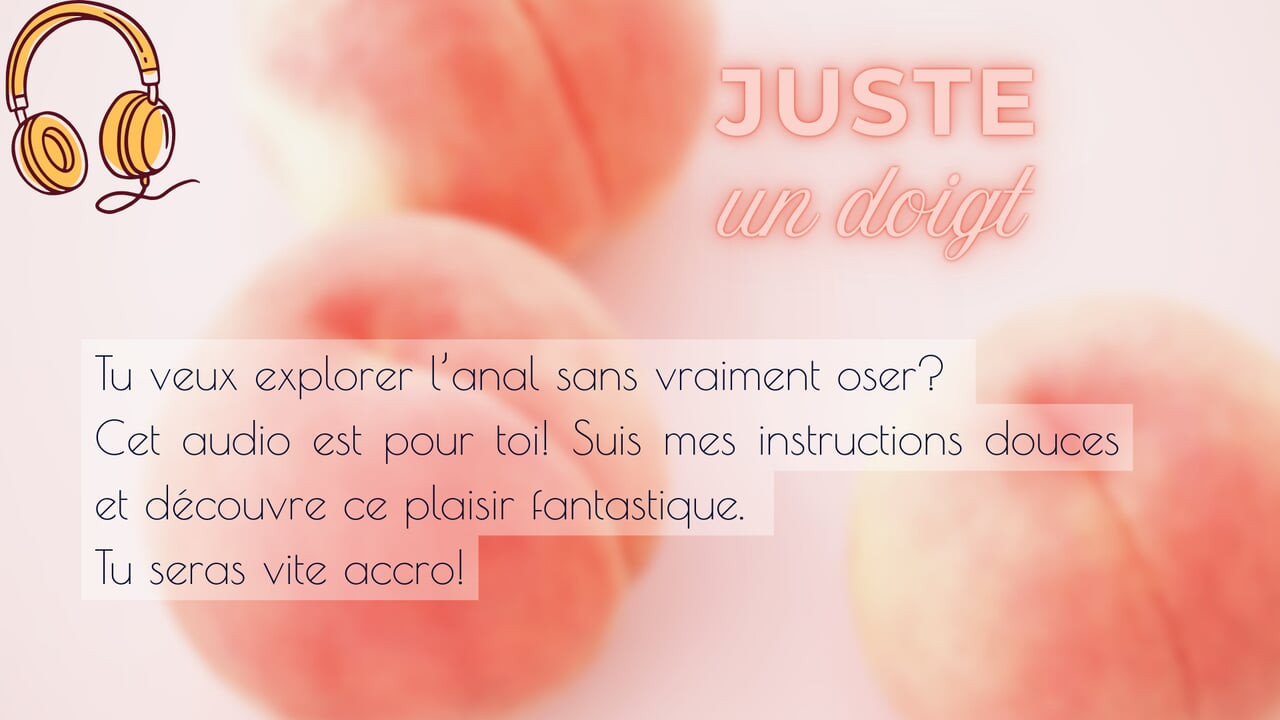 Toque no seu pequeno buraco sem problemas - francesa anal joi (provocação)