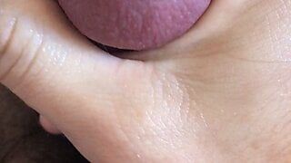 Cumming with a dildo