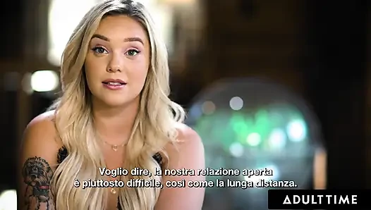 ADULT TIME - Straight Kali Roses умоляет лесбиянку Bestie Violet Myers для лесбийского секса! ИТАЛЬЯНСКИЕ СУБТИТРЫ
