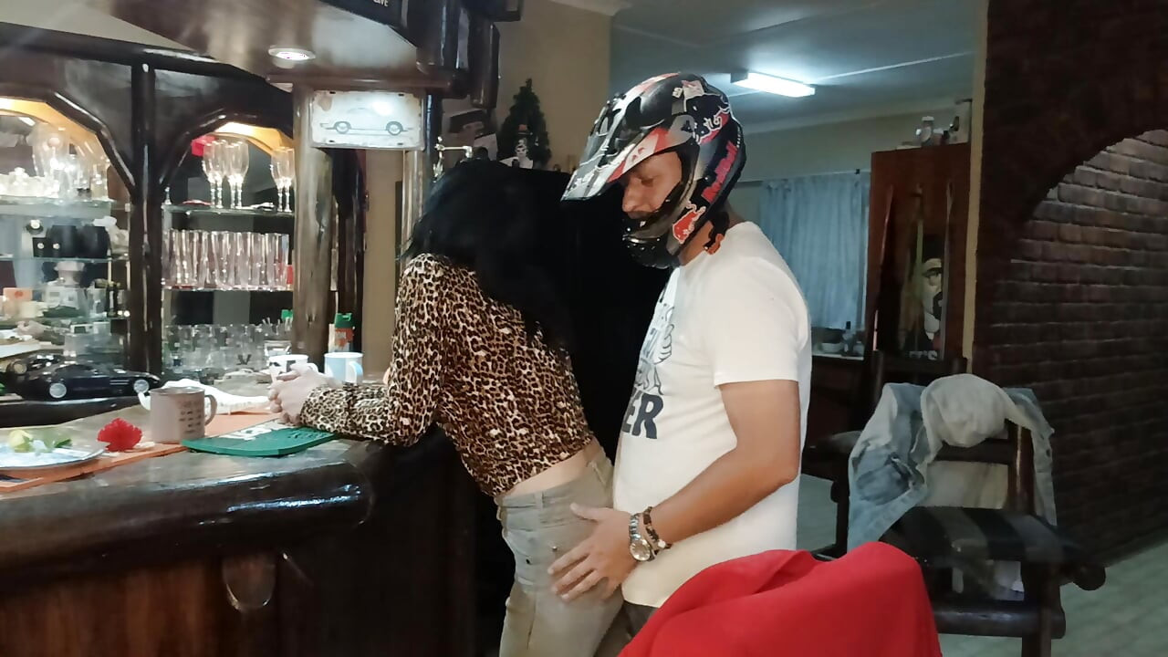 Habe den motocross-typen glücklich gehalten