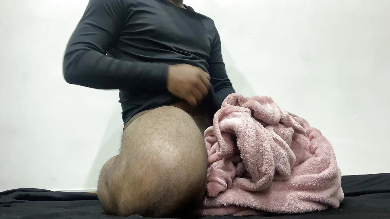 Desperate Pillow Grinding & Loud Moaning - Solo Male Dry Humping Masturbation