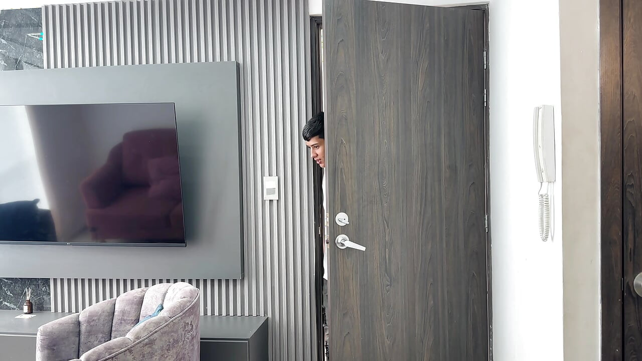 My little stepsister catches me masturbating with her panties, she asks me to fuck her in exchange for not saying anything to our stepfathers