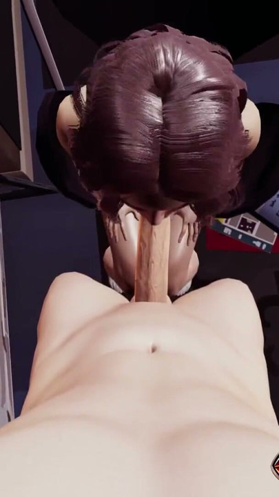 3D Hentai'de Anime Kızı Saki - Dick Glans Ellerle Okşama, Heyecan Verici Oturarak Ağzına Alma Yutma ve Üstte… | Bölüm 1