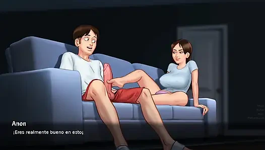 Saudara tiri mesum ingin berbuat nakal dengan penyewa - kisah musim panas