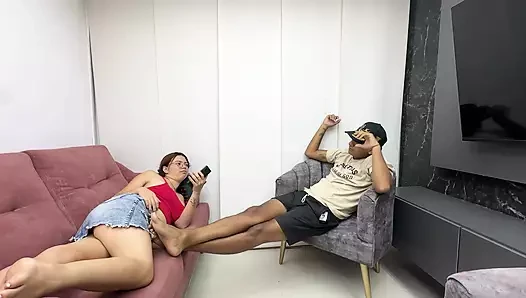 I Give My Sexy Redhead Stepsister a Delicious Surprise - She Eats It All and Asks Me to Put It All in Her Delicious Ass
