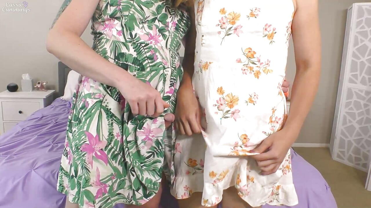 Bound Orgasmos e Anal em Sundresses e Ropes Ft Aerie Rei