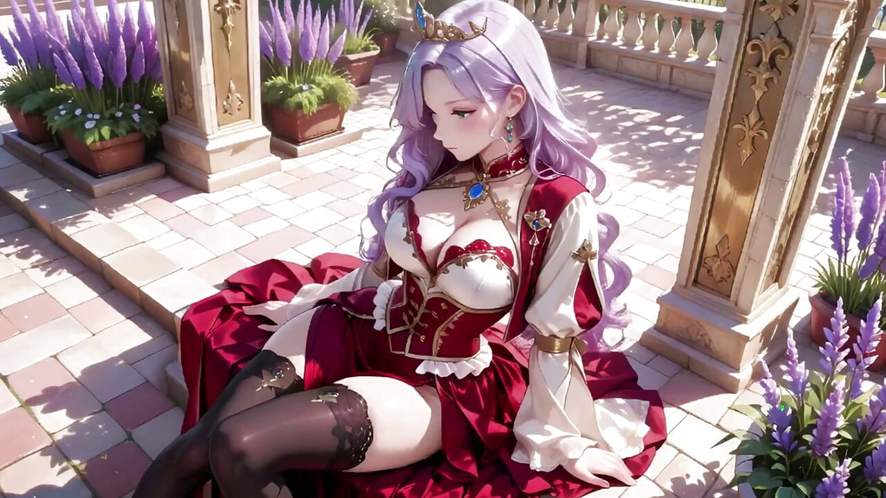 The Purple Queen! Lazy Coronation on the Golden Throne, Red & White Haute Couture Is Insane!