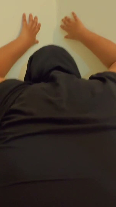 Hot Plumper MILF Hanging Boobs Arab Maid rough fucked & cum inside Ass when She sweeping Room - Hijab & Burqa Saudi Maid | Clip 2
