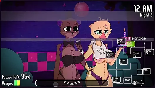 Five Nights at Fuzzboobs Definitive Edition Porn Game Play [part 01] Sex...