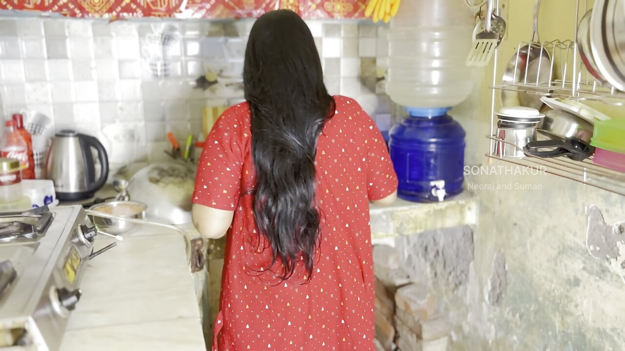 Hot Kitchen Encounter With My Sexy Mami Turned Into Passionate Sex