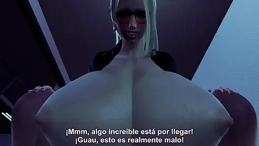 BÜRO-SEX MIT SUPER VOLLBUSIGER NASSER STIEFMUTTER - HENTAI 3D