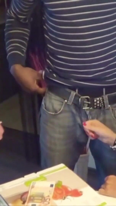 Emotional moment from "Two German Matures Seduce Black Parcel carrier to Threesome Sex"