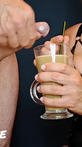 Stunning moment from "Dirty Talking Slut Wife Loves Cum In Her Coffee (Milking-time)"
