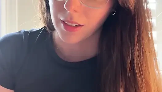 Hottie in Glasses Tells You How to Stroke!