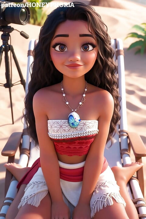 Moana 3D 만화 포르노 애니메이션 내 리메이크
