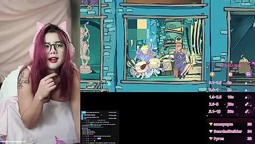 PENGGEMARKU MENCAMBUK DAN NGENTOT PANTATKU SAAT AKU BERMAIN GAME BOKONG DI STREAMING