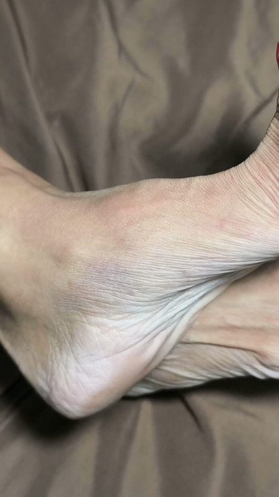 Tiny Thai MILF with big breasts and beautiful feet in Softcore video for foot lovers | Clip 3