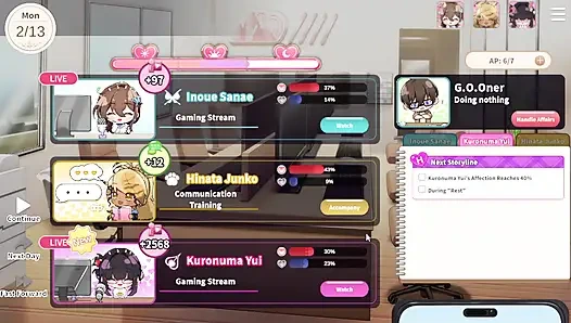 3 V-Lovers Inoue обожает сосать, лизать твой хуй и глотать твою сперму