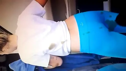 Miley Cyrus'un götüne boşalma