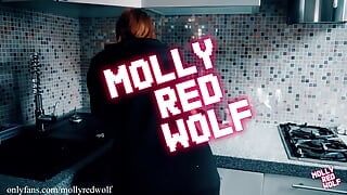 Komm auf ihr gesicht nach sinnlichem morgensex in der küche - Mollyredwolf