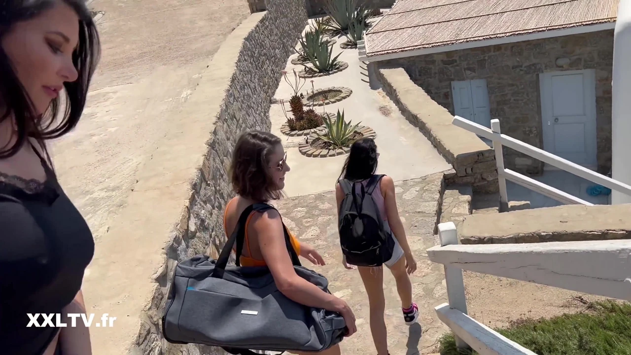 Mykonos güneşinin altında tutku