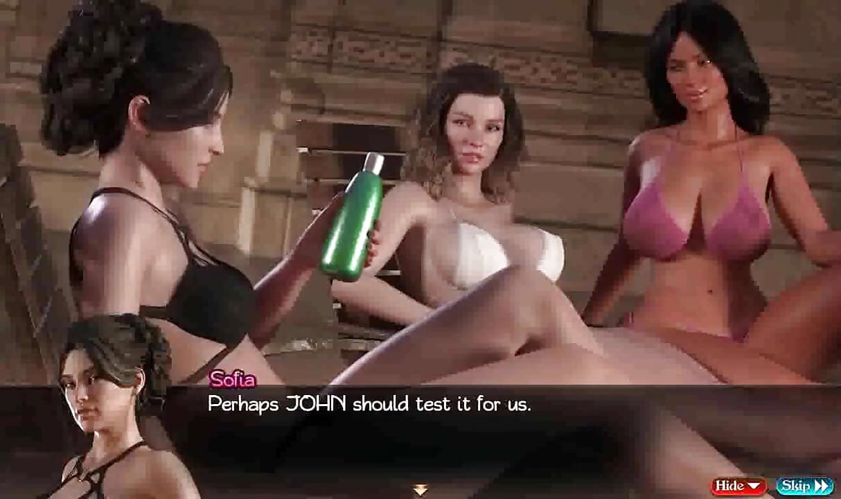 Treasure of Nadia: three horny MILF's and a guy with a huge dick ep 221