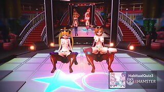 Mmd r18パラダイスセックスダンス喜び精液3dエロアニメ