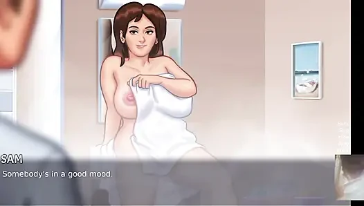 Milf Step-Mom Debbie All Shower lewd Scenes! summer time saga new update