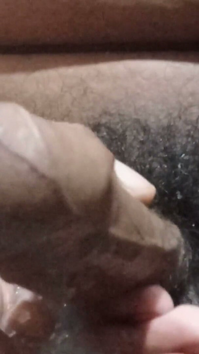 A young man is jerking his penis and releasing semen. He is doing it and is in pain. | Clip 1