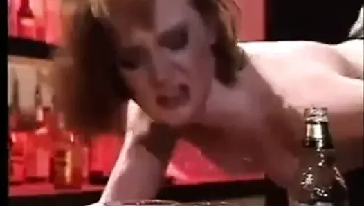 Freckled Redhead Flame Fucked On The Bar