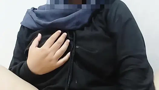 beautiful sister wearing a hijab