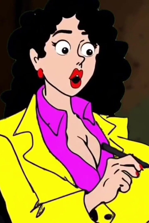 Morena Tetona Casada No Puede Resistir La Vista De Una Gran Polla Negra. Dibujos Animados