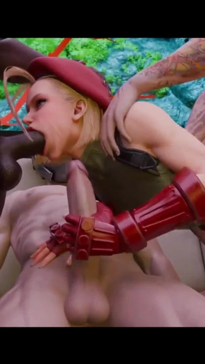 金发女郎cammy White的狂野群交秩序 - 重口味3D动画 |剪辑 1