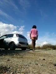 Tranvestite in the wood
