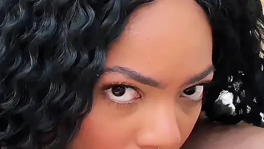 DON'T STOP! SHE WANTS MORE - Sexy Brunette Gostosa in Rough Sex Doggy Style and Missionary in POV