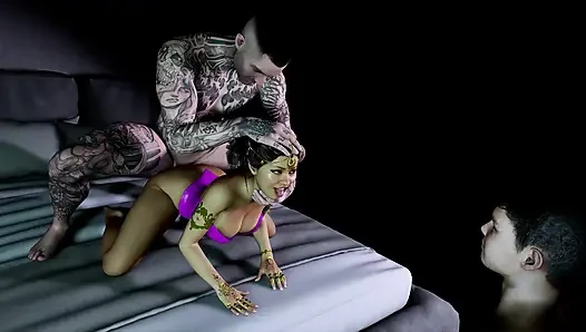 My Indian Wife Gets Fucked with Big Cocks in Anal and Cums in Her Inside