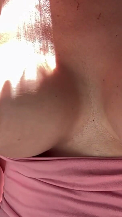 Big boobs bouncing session Outdoor and Smoking Fetish cigarettes | Clip 1