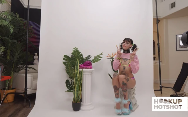 Bts - Inked Cc Doll Reveals Her Body in a Daring Photoshoot!
