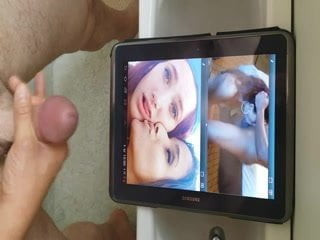 Cumshot Tribute For Littlecumwhore and Friend