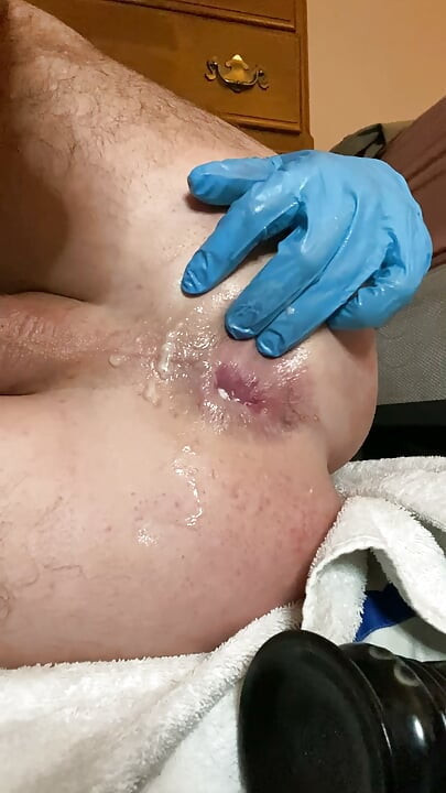 Fucking Vibrating Dildo with Ease