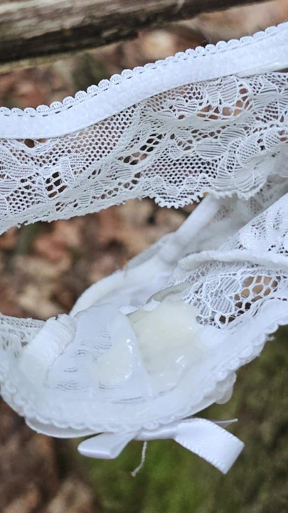 Stunning moment from "Thong found in the forest and cum covered"