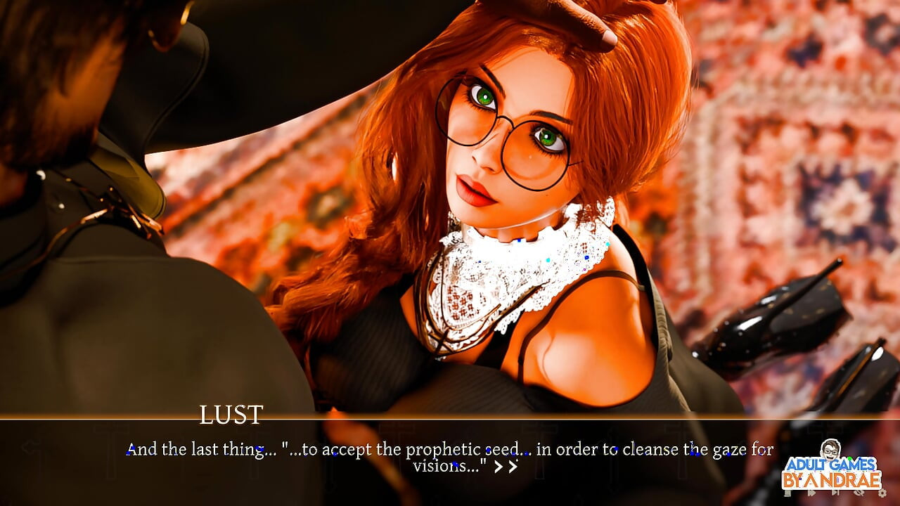 Sisters in Sin Gameplay Part 12 - Lust Performs the Sexual Ritual with Esther in the Library