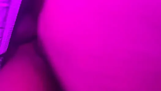 Hot petite Ebony teen creamy pussy getting  blacked by bbc cock couldn’t resist fiddling clit when she came out the shower  POV